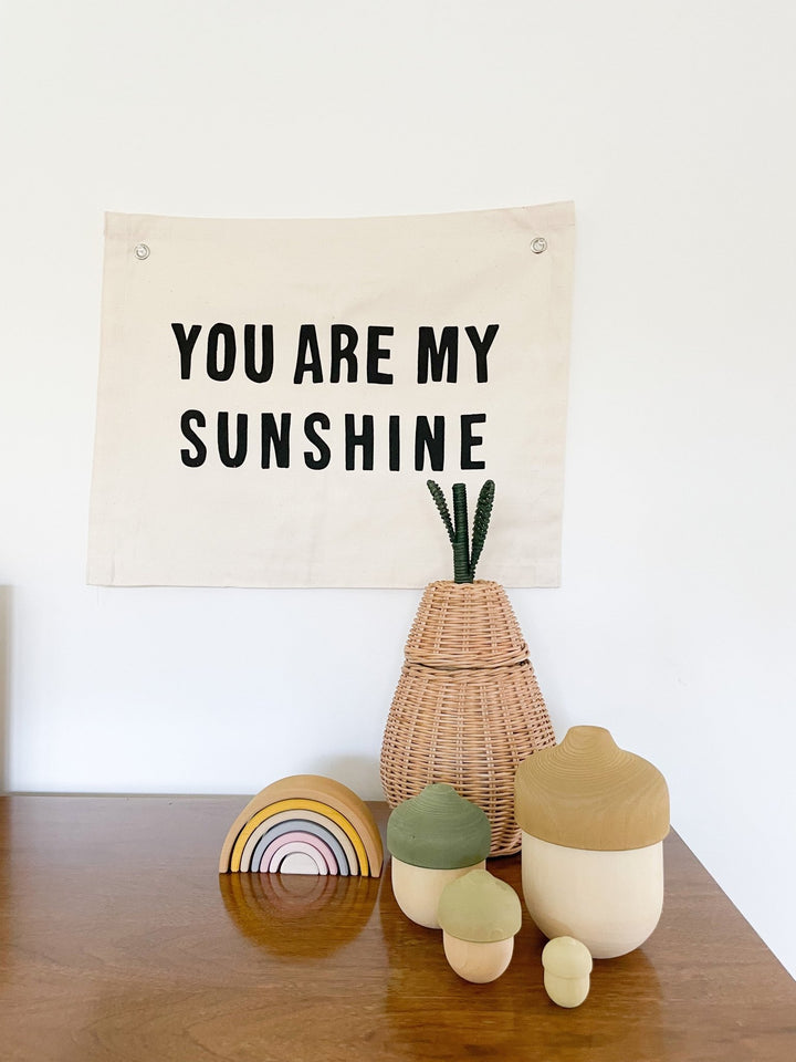 You Are My Sunshine Canvas Banner by Imani Collective - Maude Kids Decor