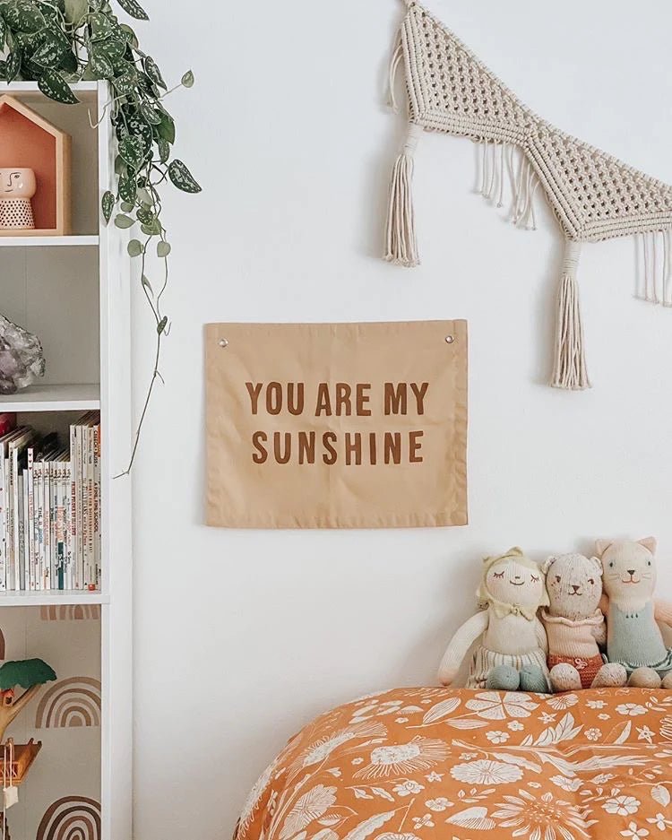You Are My Sunshine Canvas Banner by Imani Collective - Maude Kids Decor