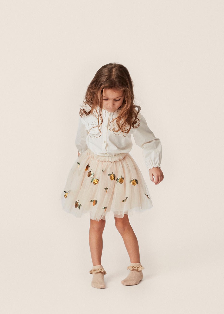 Yvonne Skirt | Lemon Sequin by Konges Sløjd - Maude Kids Decor