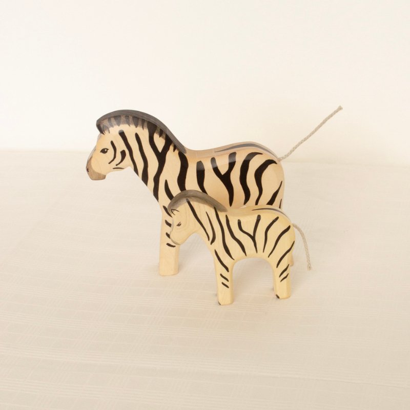 Zebra Wooden Figurine by HolzWald - Maude Kids Decor