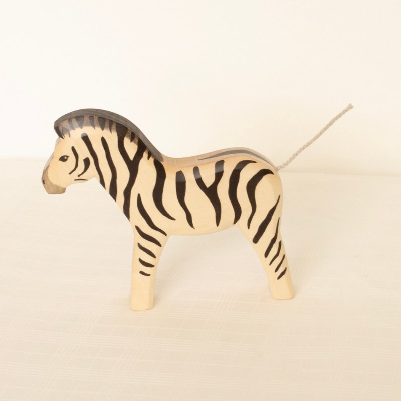 Zebra Wooden Figurine by HolzWald - Maude Kids Decor