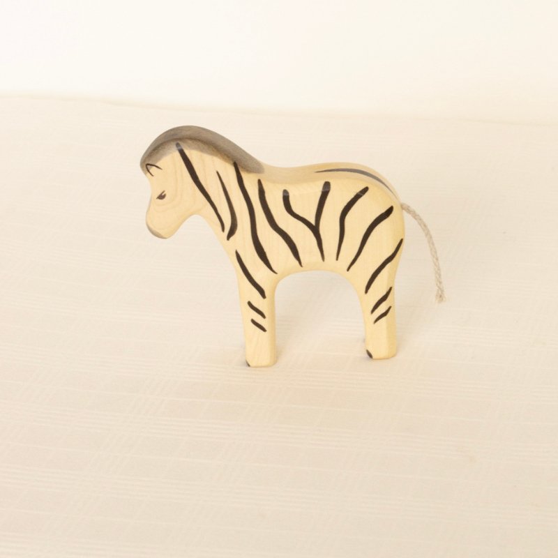 Zebra Wooden Figurine | Small by HolzWald - Maude Kids Decor